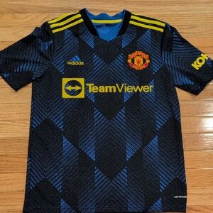 Adidas New Manchester United Youth XL 15-16 Soccer Jersey